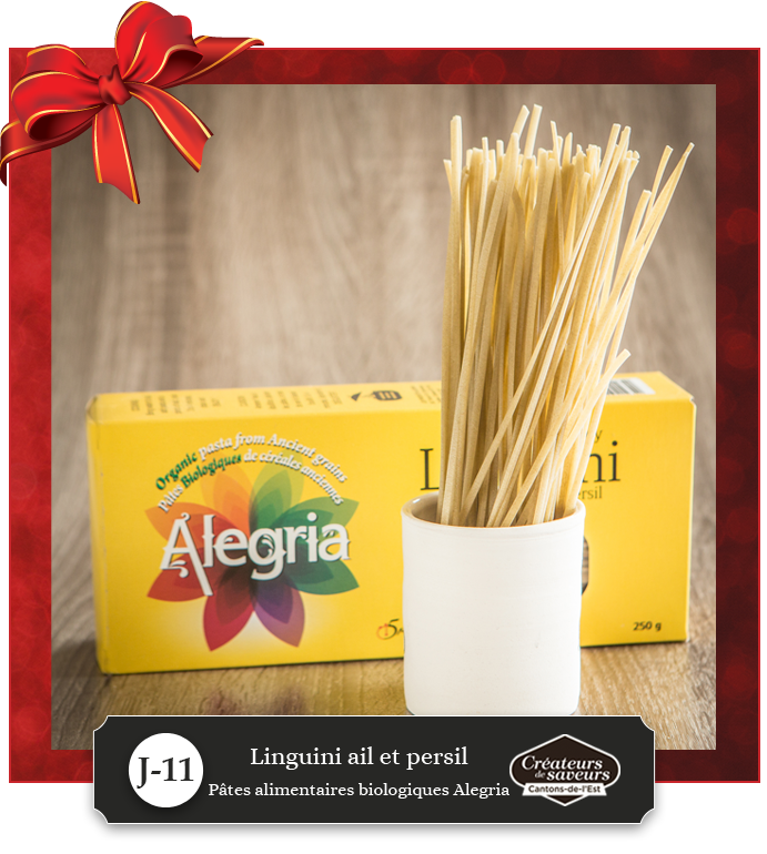Pâtes Alegria : Linguini ail et persil