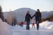 En patin, sur les rives du lac Memphrémagog En patin, sur les rives du lac Memphrémagog