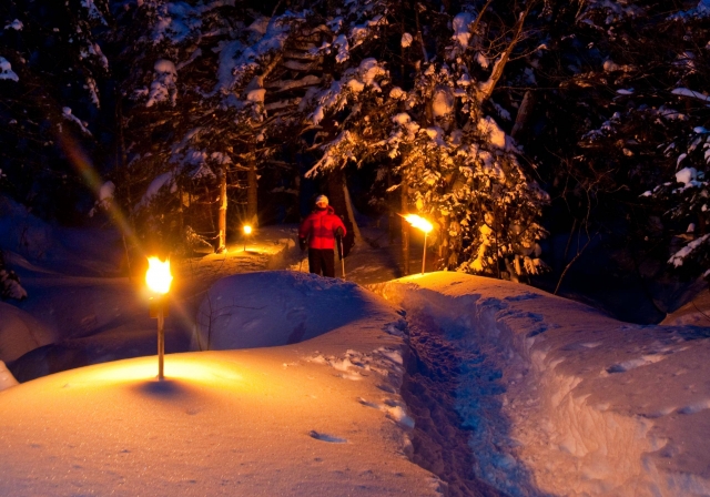 Soirée aux Flambeaux au Parc national du Mont-Mégantic ©Rémi Boucher Soirée aux Flambeaux au Parc national du Mont-Mégantic ©Rémi Boucher