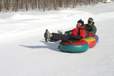 Glissade sur tubes © Haut Bois Normand Glissade sur tubes © Haut Bois Normand