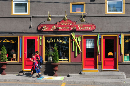La Binnerie: Petit restaurant accueillant à Danville 
© Stéphane Lemire
