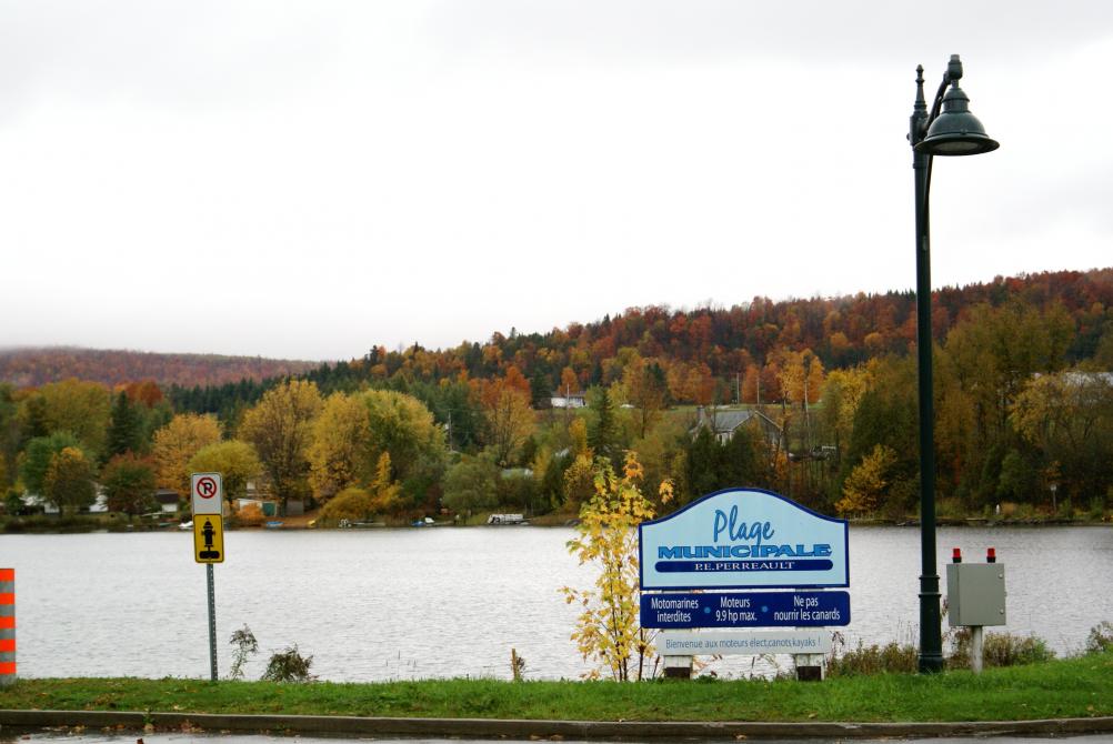 Plage PierreE. Perreault Dudswell Cantonsdel'Est (Estrie)