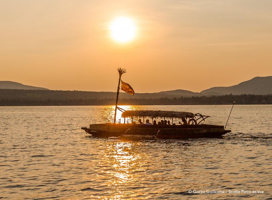 Croisière au coucher de soleil: Croisière sur le lac Memphrémagog, Magog