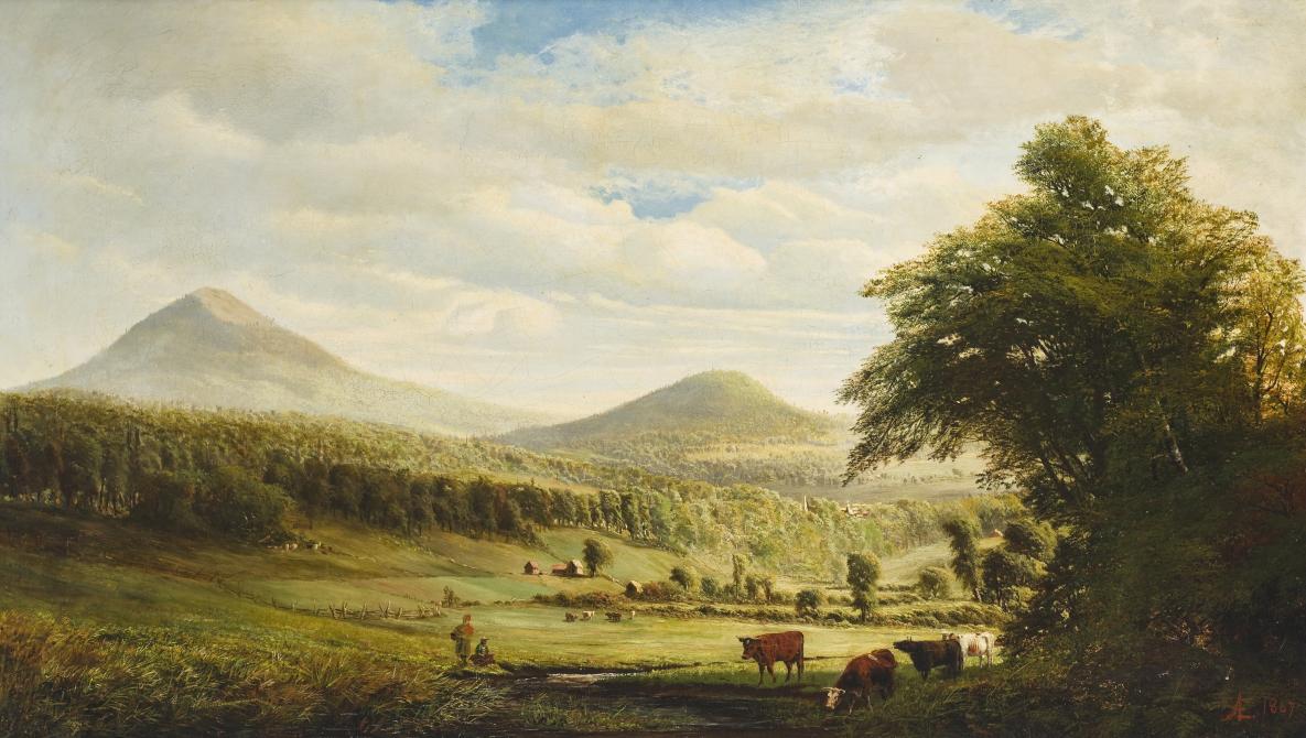 Aaron Allan Edson, Sans titre, 1867, Huile sur toile, Coll. MBAS: Musée des beaux-arts de Sherbrooke