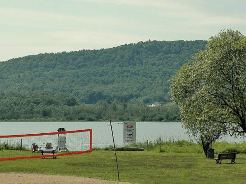 Plage municipale (Lac Bromont) Bromont Cantonsdel'Est (Estrie)