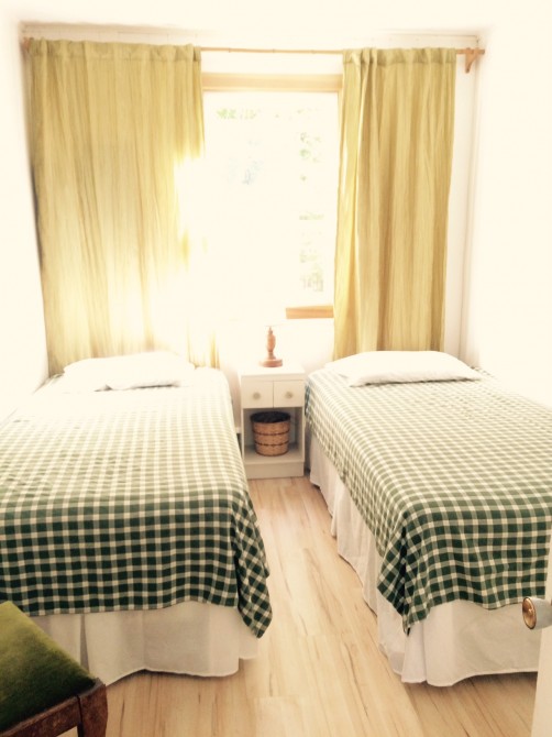 Chalet la Prèle: Chambre avec deux lits double
