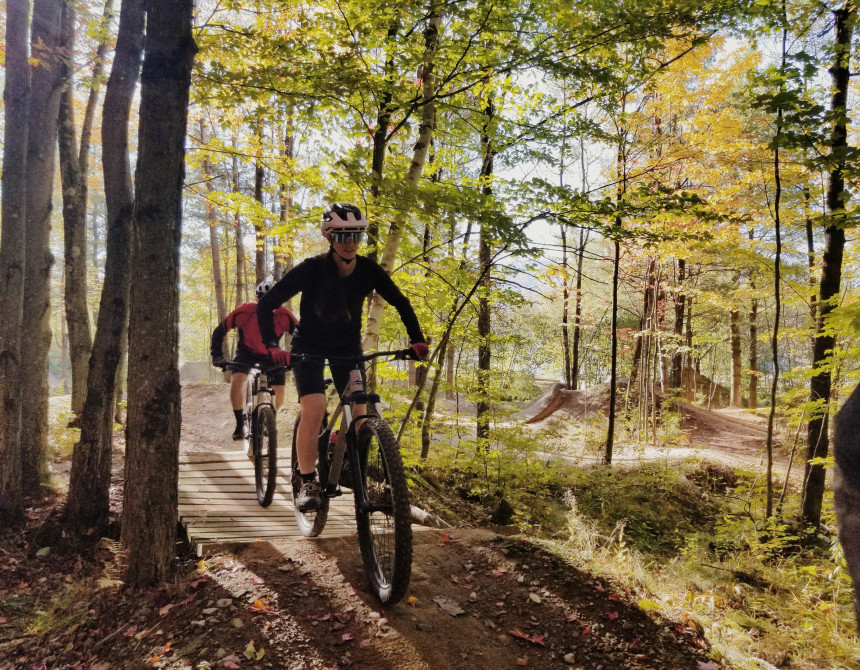 Sentiers de vélo de montagne: