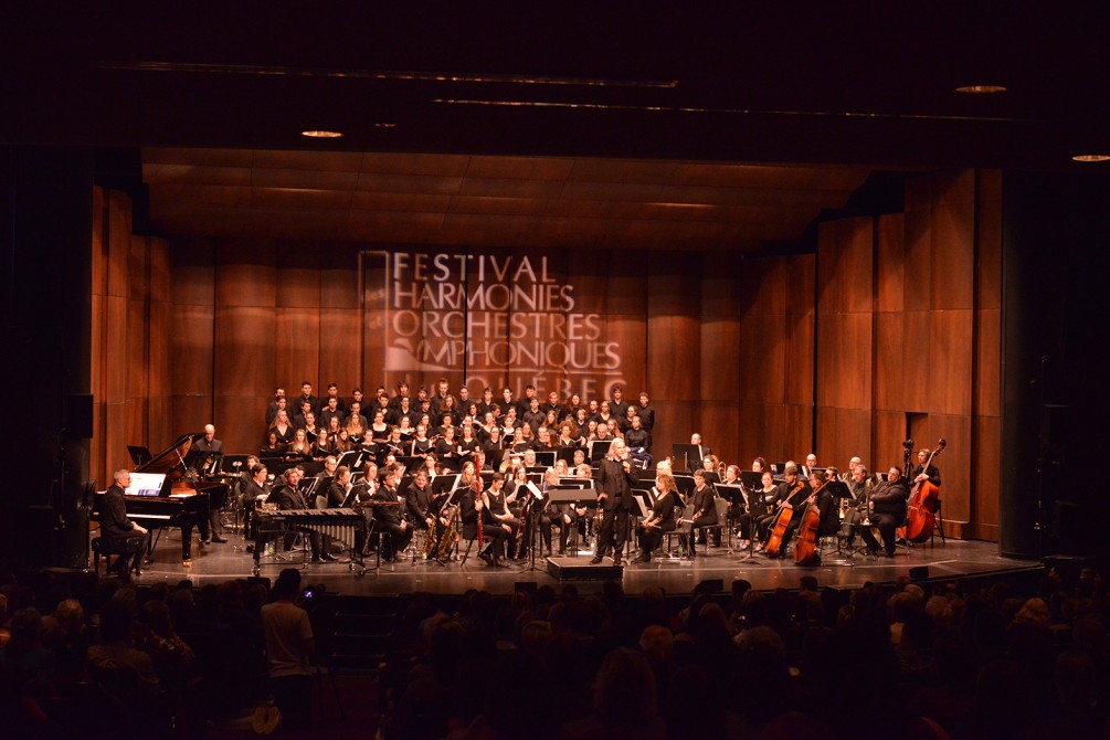 Festivaldesharmonies_Concert prestige_PhotoSM: Concert prestige Yamaha du samedi soir (édition 2019 présentant Johan de Meij et l'Orchestre des profs de musique du Québec