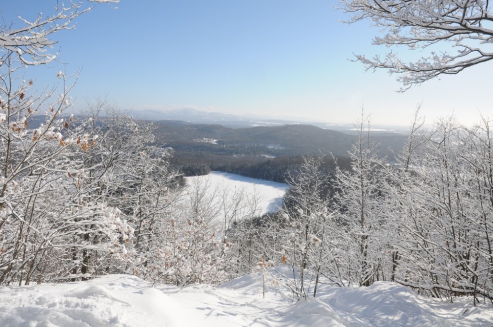 rando mont Gale en hiver: