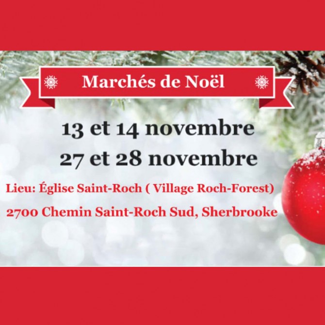 Marché de Noel Église St-Roch: